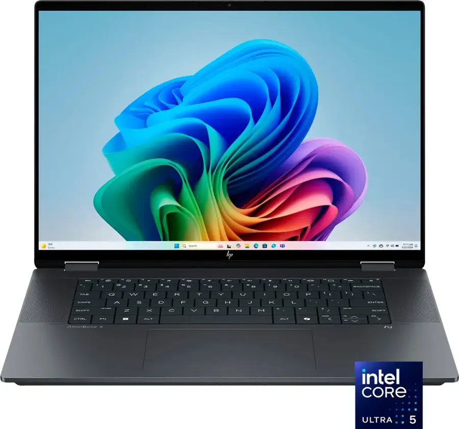 HP OmniBook X Flip 2-in-1 Copilot+ Intel Ultra 5  226V 16GB DDR5 512GB SSD 16'' 2K Touch-Screen Notebook - Eclipse Gray