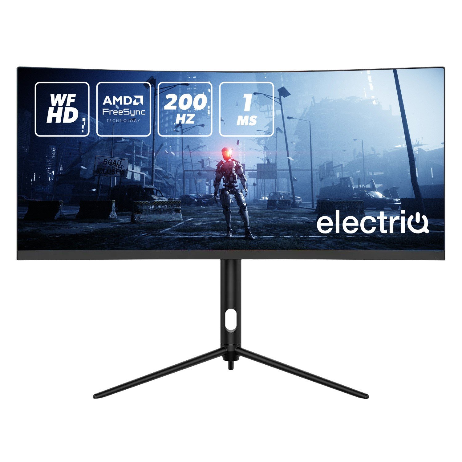 electriQ 30\'\' UltraWide HDR 200Hz FreeSync Gaming Monitor