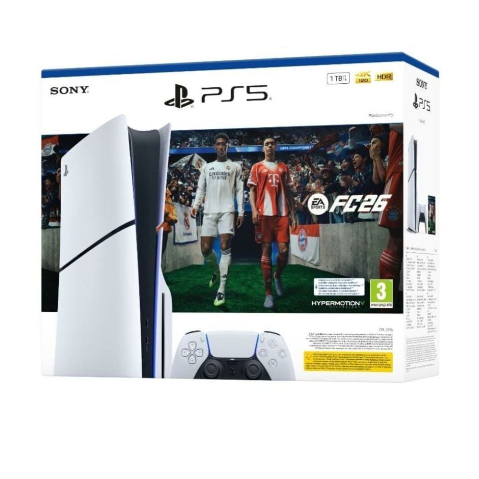 Sony PlayStation 5 - Console Slim Disc Edition - FC26 Bundle