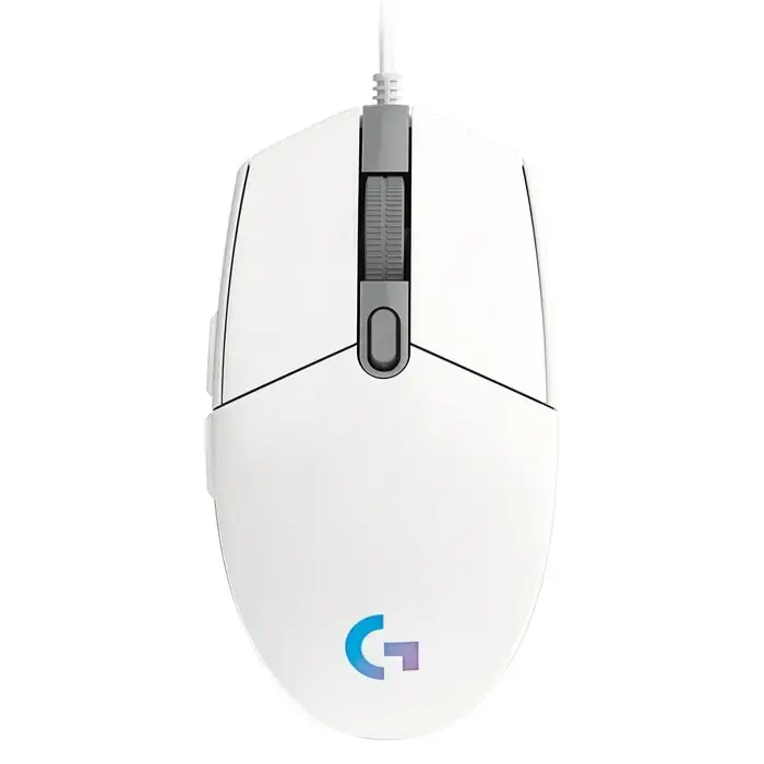 Logitech G102 Lightsync Optik Kablolu Oyuncu Mouse - Beyaz