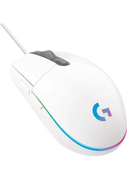 Logitech G102 Lightsync Optik Kablolu Oyuncu Mouse - Beyaz