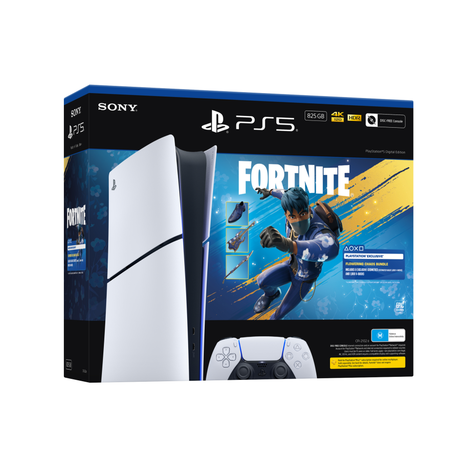 Sony PlayStation 5 - Console Slim Digital Edition - Fortnite Bundle