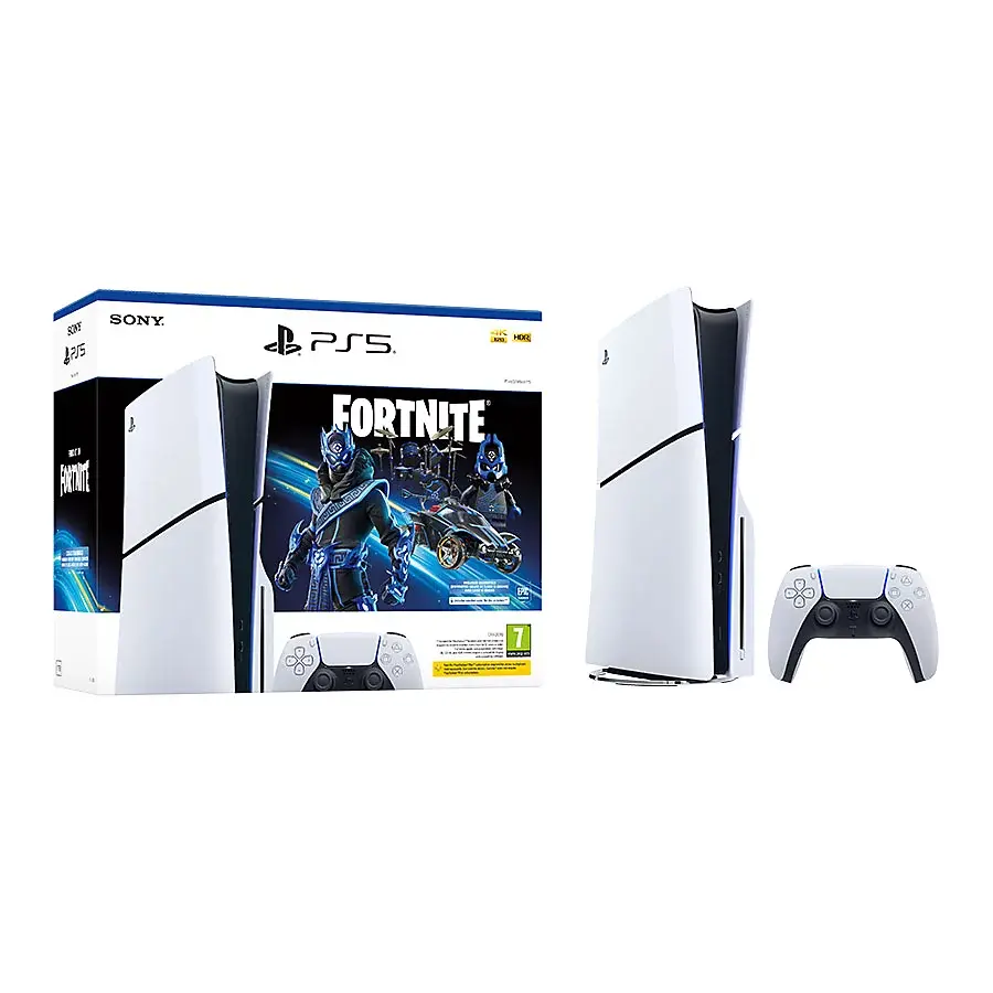 Sony PlayStation 5 - Console Slim Disc Edition - Fortnite Bundle