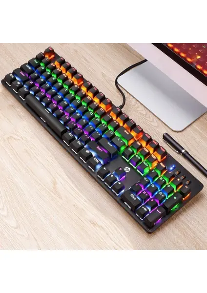 HP GK100F RGB Mekanik Gaming Klavye