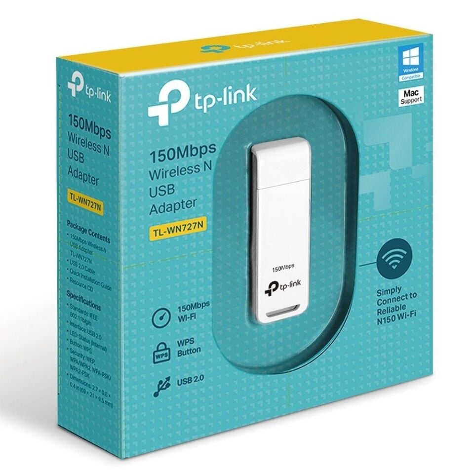 TP-Link TL-WN727N 150Mbps USB Kablosuz Ağ Adaptörü