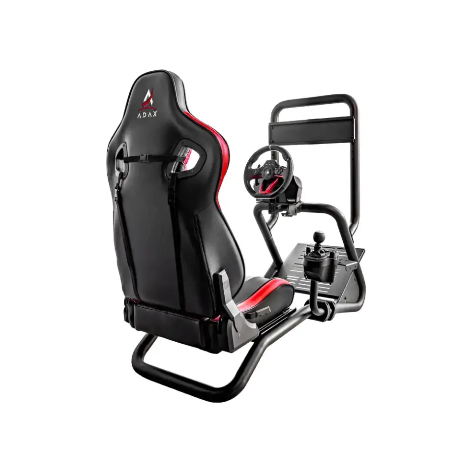 Adax Race X Max Racing Cockpit - Kırmızı/Siyah