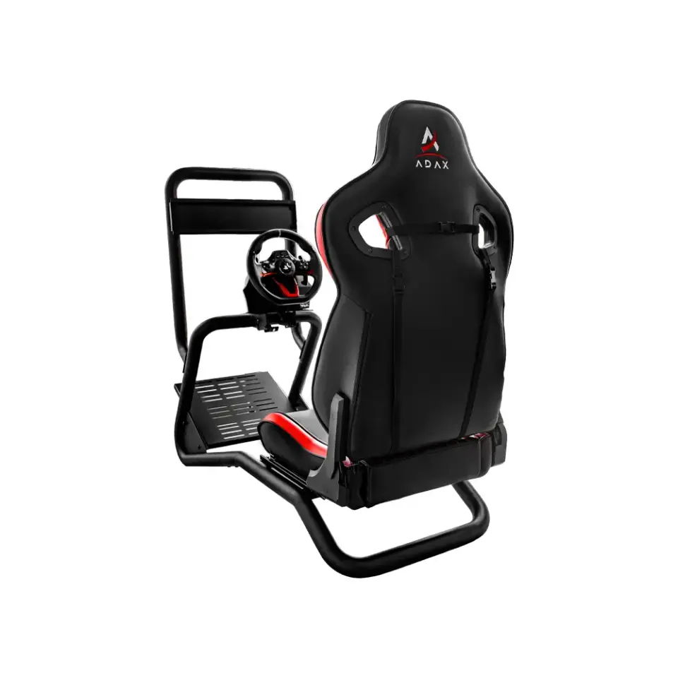Adax Race X Max Racing Cockpit - Kırmızı/Siyah