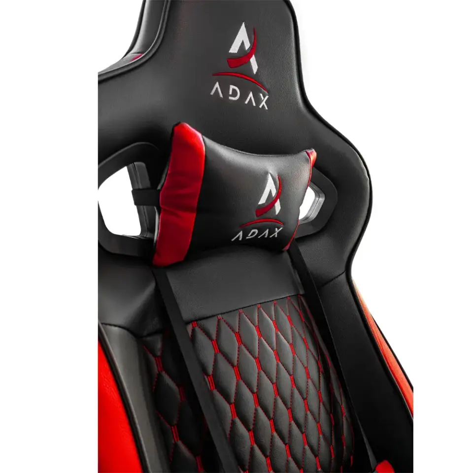 Adax Race X Max Racing Cockpit - Kırmızı/Siyah