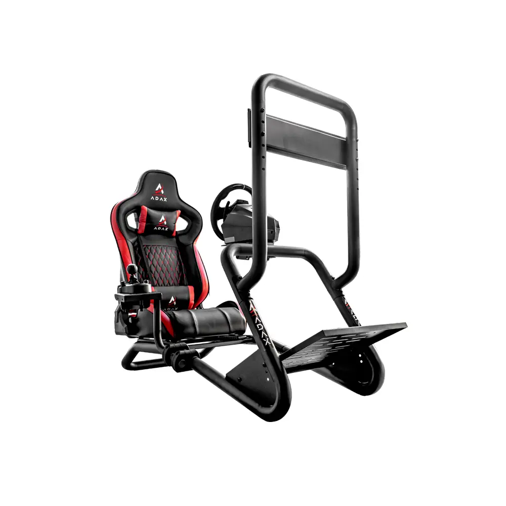 Adax Race X Max Racing Cockpit - Kırmızı/Siyah