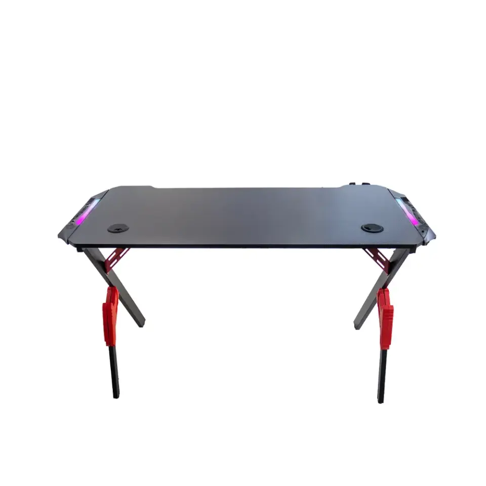 Adax Spider 120cm RGB Oyuncu Masası - Black