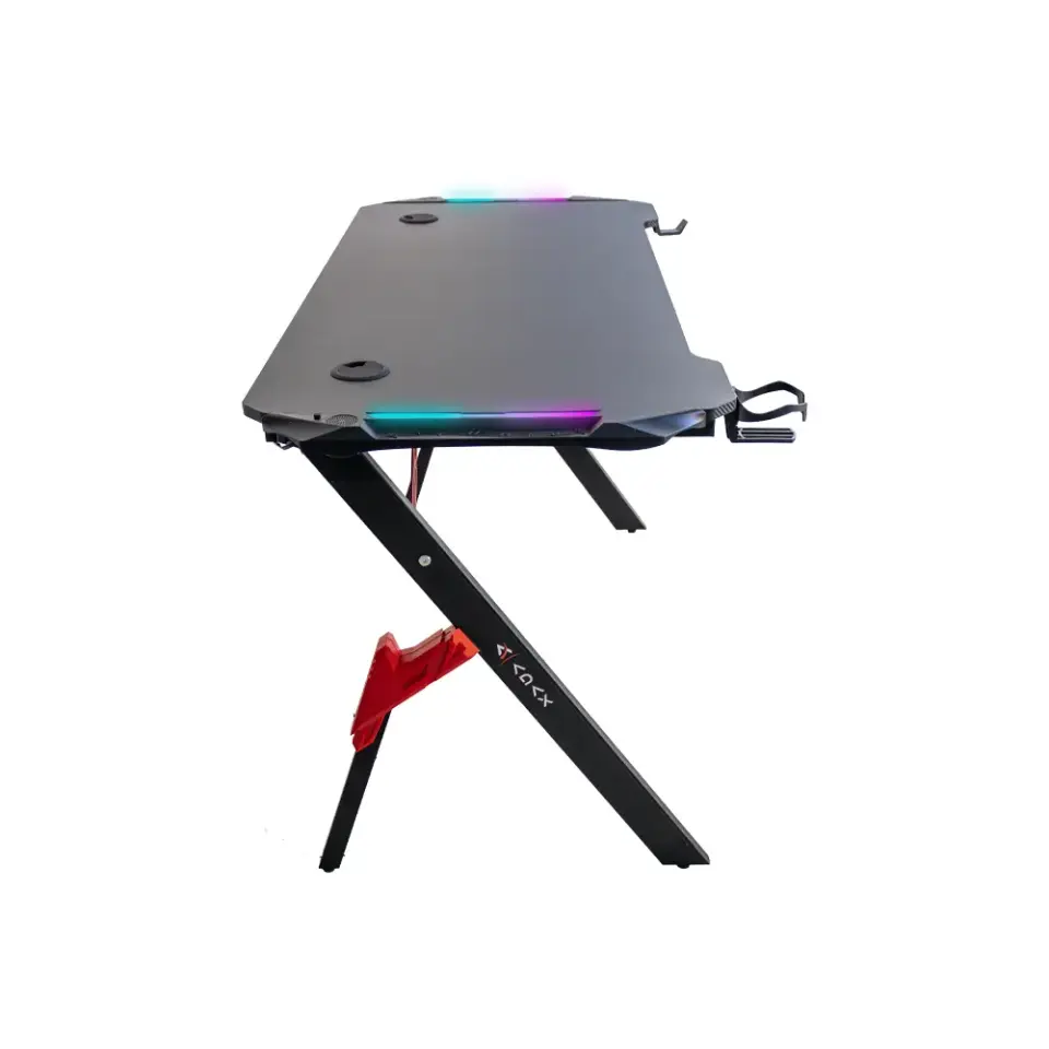 Adax Spider 120cm RGB Oyuncu Masası - Black