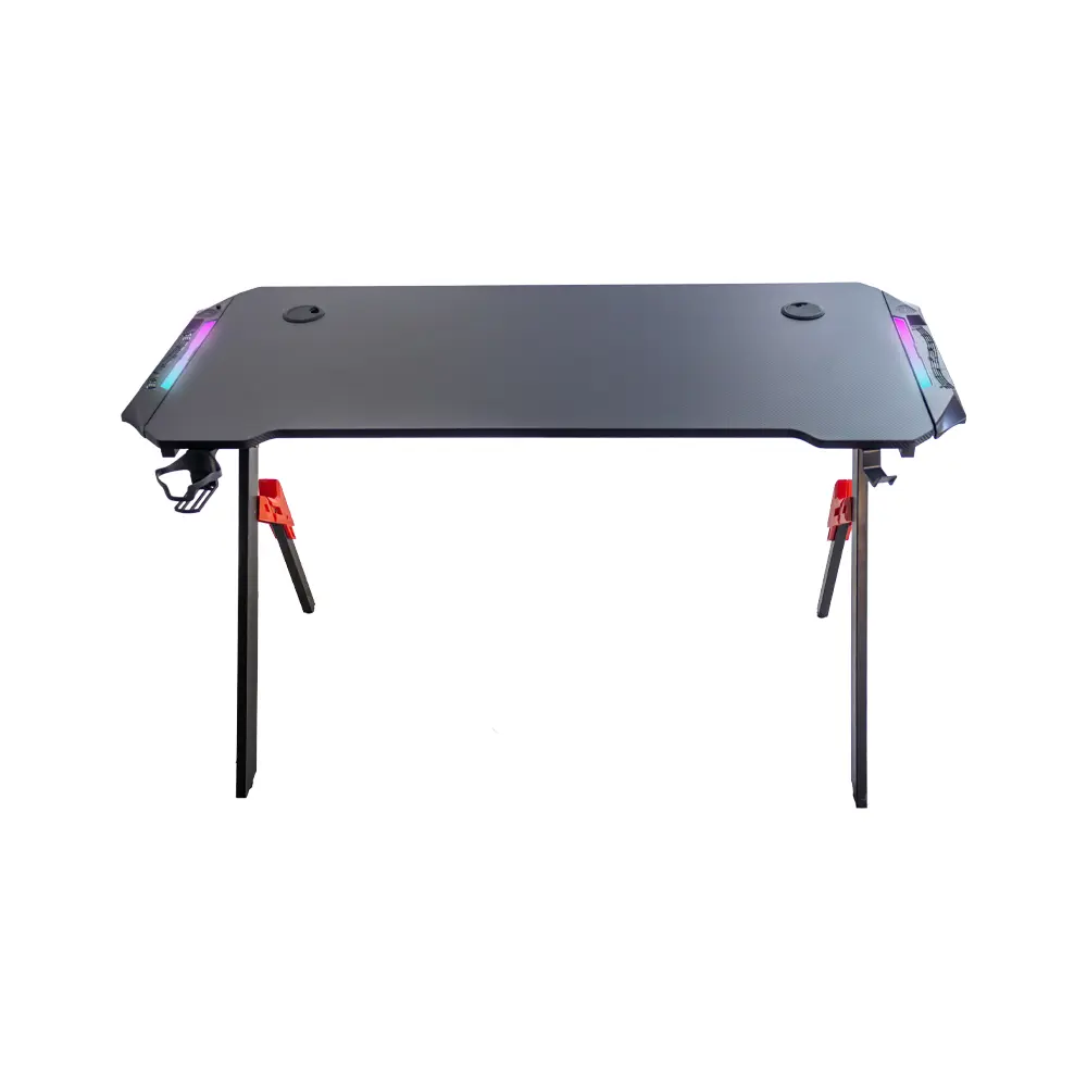 Adax Spider 120cm RGB Oyuncu Masası - Black