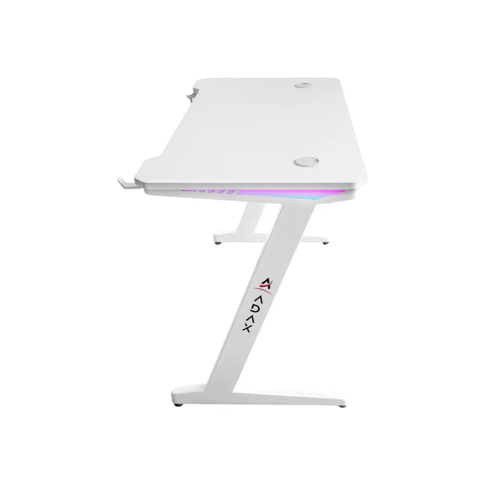 Adax Base Z 120x60cm RGB Oyuncu Masası - White