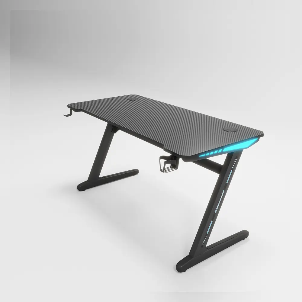 Adax Base Z 120x60cm RGB Oyuncu Masası - Black