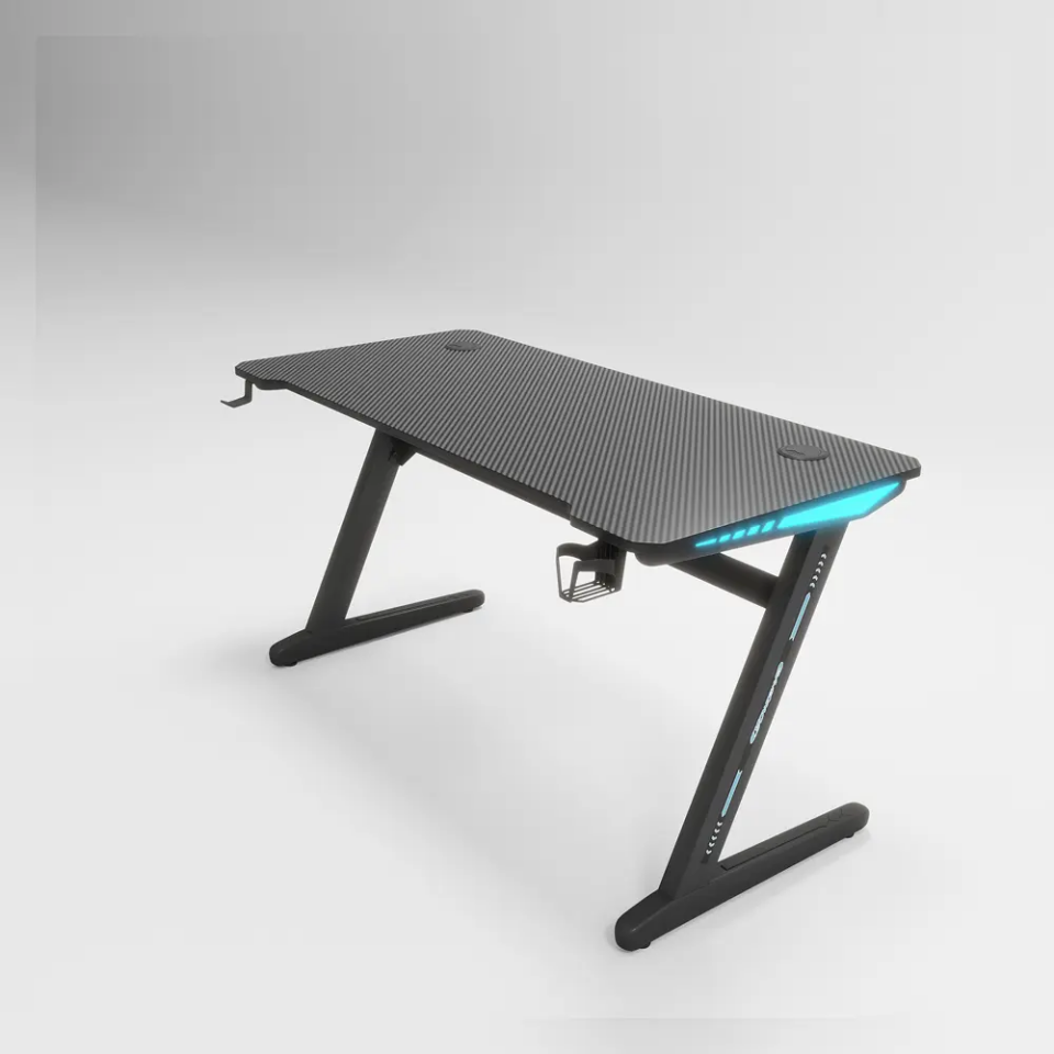 Adax Base Z 120x60cm RGB Oyuncu Masası - Black