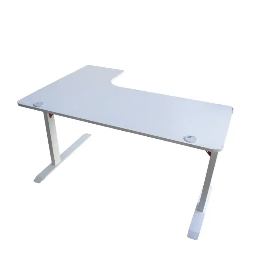 Adax EDGE 140cm Oyuncu & Ofis Masası ( L-L ) - White