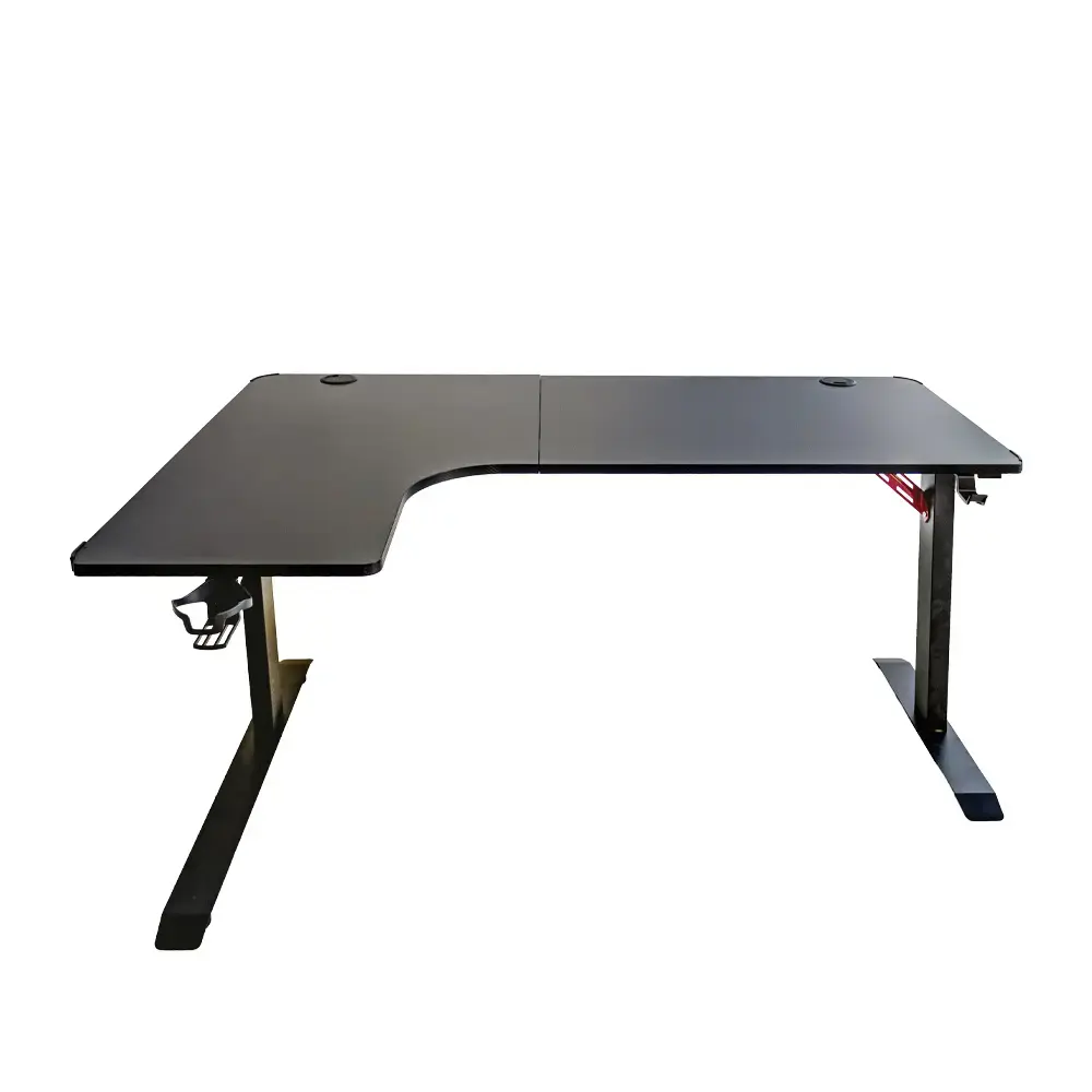 Adax EDGE Max 140cm Oyuncu Masası ( L-L ) - Black