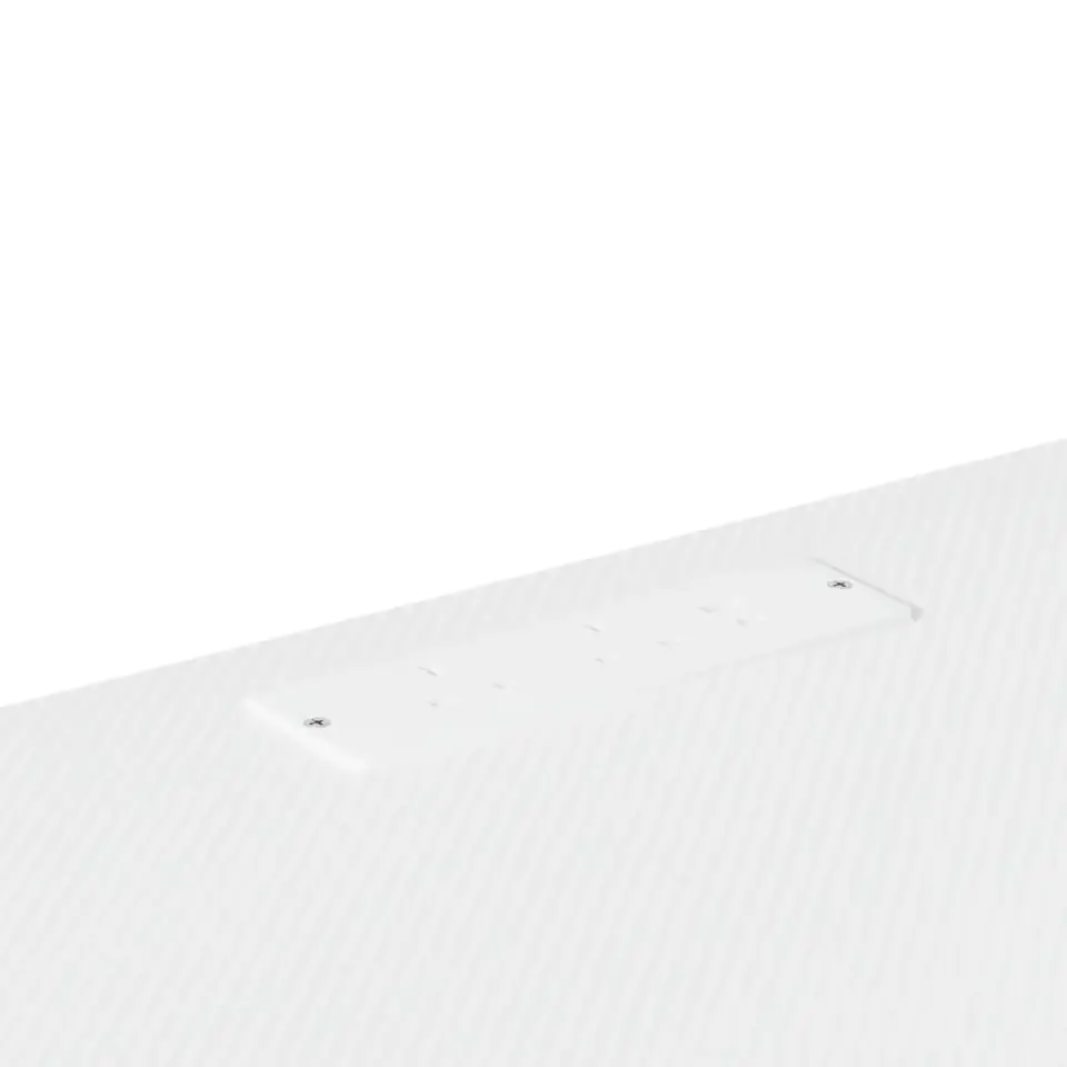 Adax EVEREST 140cm Yükseklik Ayarlı Kavisli Oyuncu Masası - White