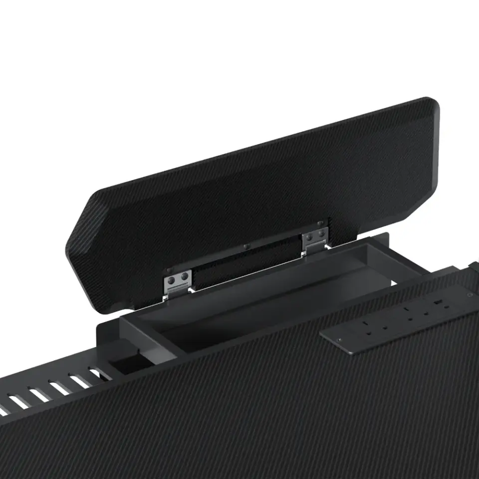 Adax FOCUS Ergonomik Oyuncu Masası – Pegboard & Şarj Ünitesi - Black