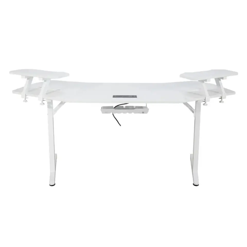 Adax Phantom X V-Shape Oyuncu Masası – White