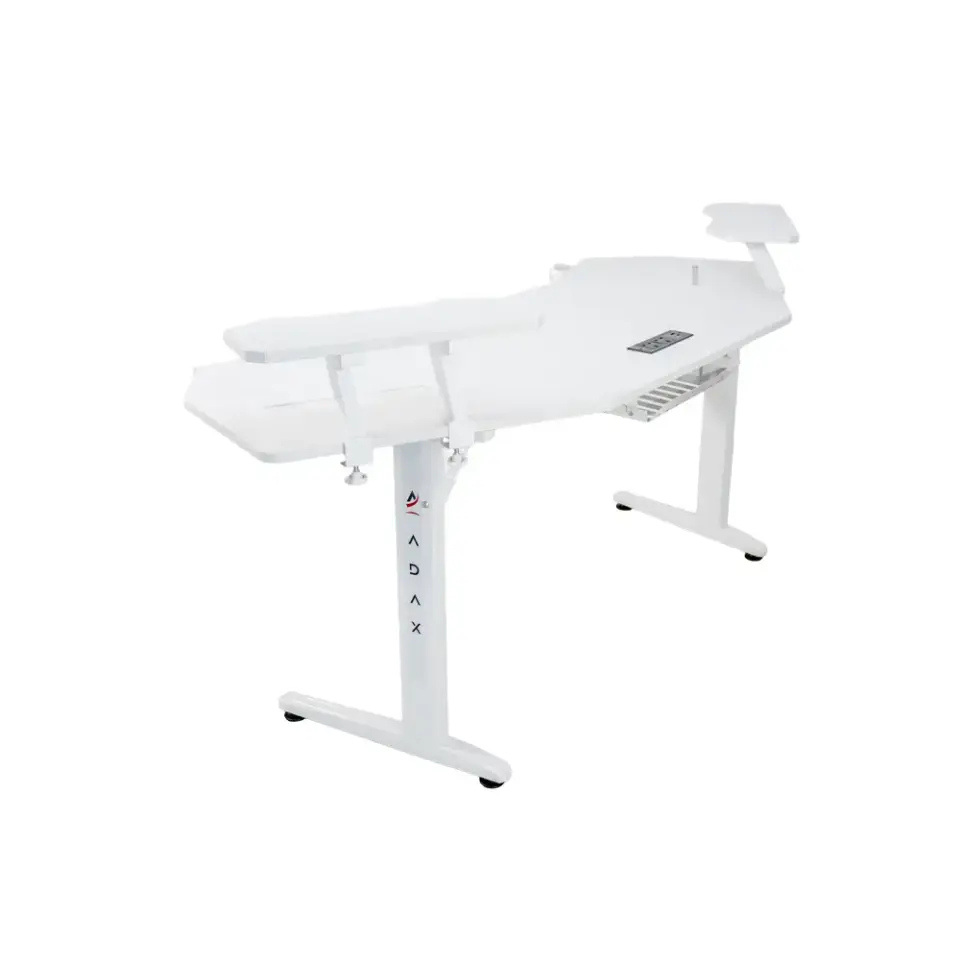 Adax Phantom X V-Shape Oyuncu Masası – White