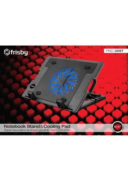 Frisby 10''-17'' Notebook Soğutucu Stand