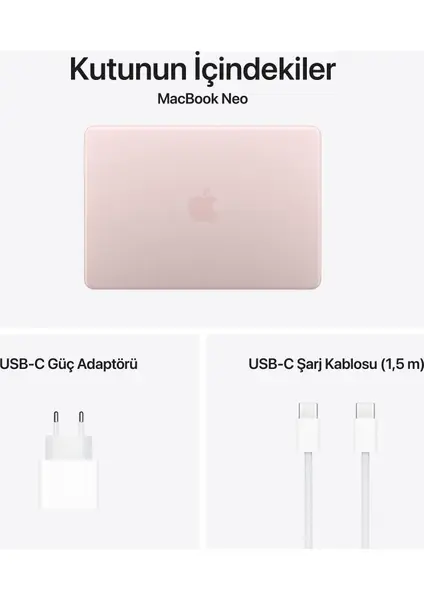 Apple MacBook Neo 13'' A18 Pro 8GB RAM 256GB SSD – Blush