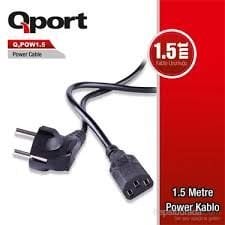Qport Q-POW1_5 1.5 m Güç Kablosu
