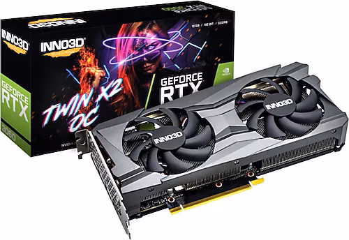 Inno3D RTX 3060 Twin X2 LHR 192Bit GDDR6 12GB Ekran Kartı