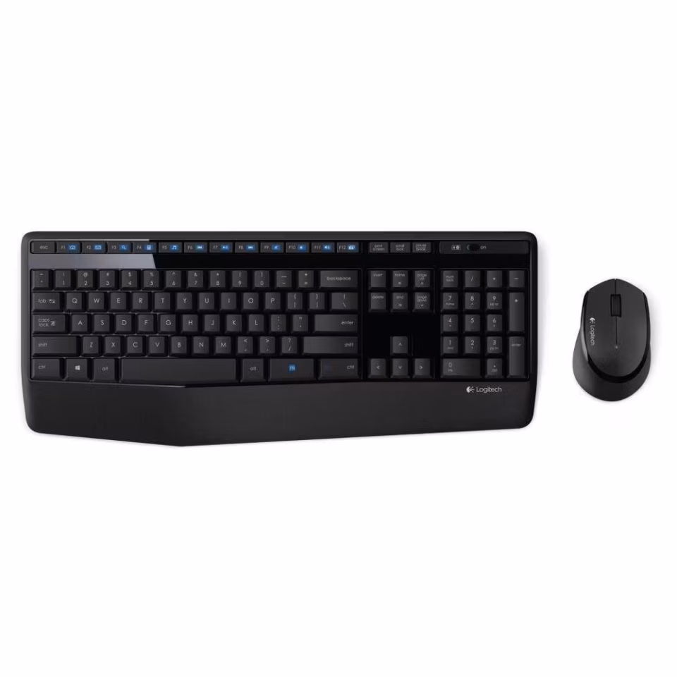 Logitech MK345 Klavye Mouse Set Kablosuz - Siyah