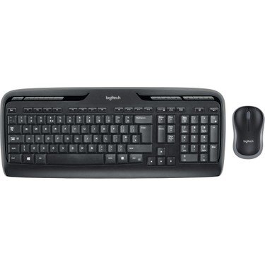 Logitech MK330 Klavye Mouse Set Kablosuz - Siyah