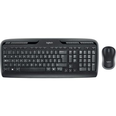 Logitech MK330 Klavye Mouse Set Kablosuz - Siyah