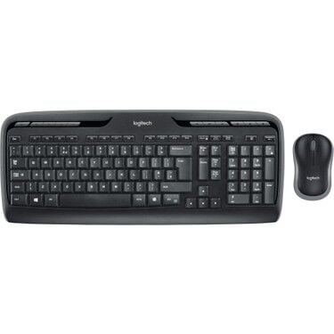 Logitech MK330 Klavye Mouse Set Kablosuz - Siyah
