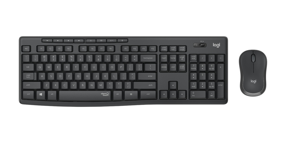 Logitech MK295 Kablosuz Klavye Mouse Set - Siyah