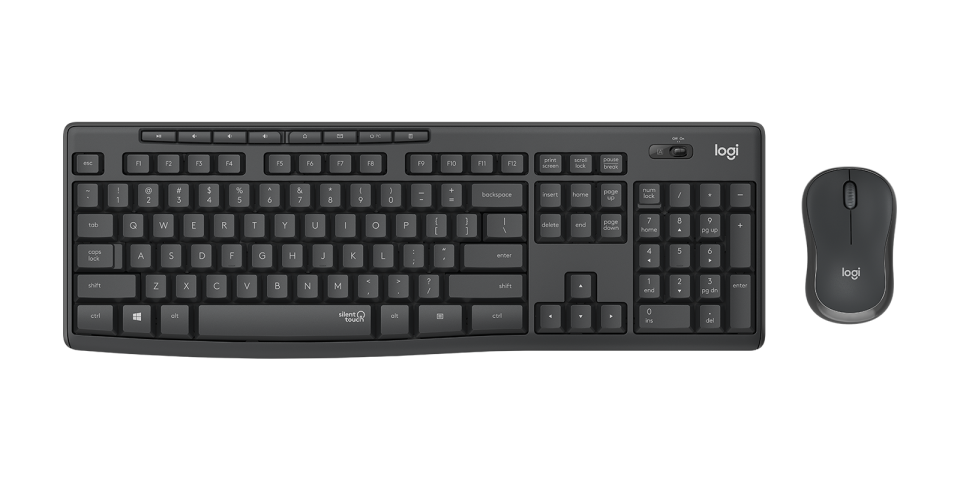 Logitech MK295 Kablosuz Klavye Mouse Set - Siyah