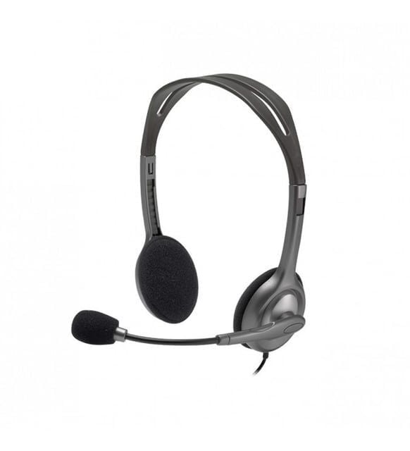 Logitech H111 Mikrofonlu Kulak Üstü Kulaklık - Siyah