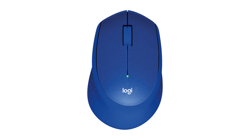 Logitech M330 Silent Mouse - Mavi