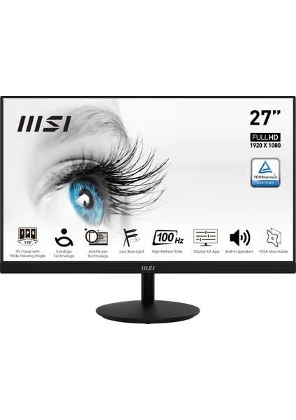 MSI PRO MP271A 27'' 1ms Full HD IPS 100Hz Monitör