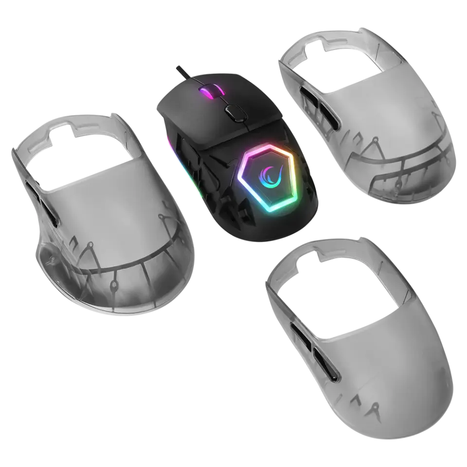 Rampage Hyalo M1 RGB Gaming Oyuncu Mouse - Siyah