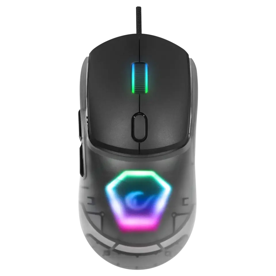 Rampage Hyalo M1 RGB Gaming Oyuncu Mouse - Siyah