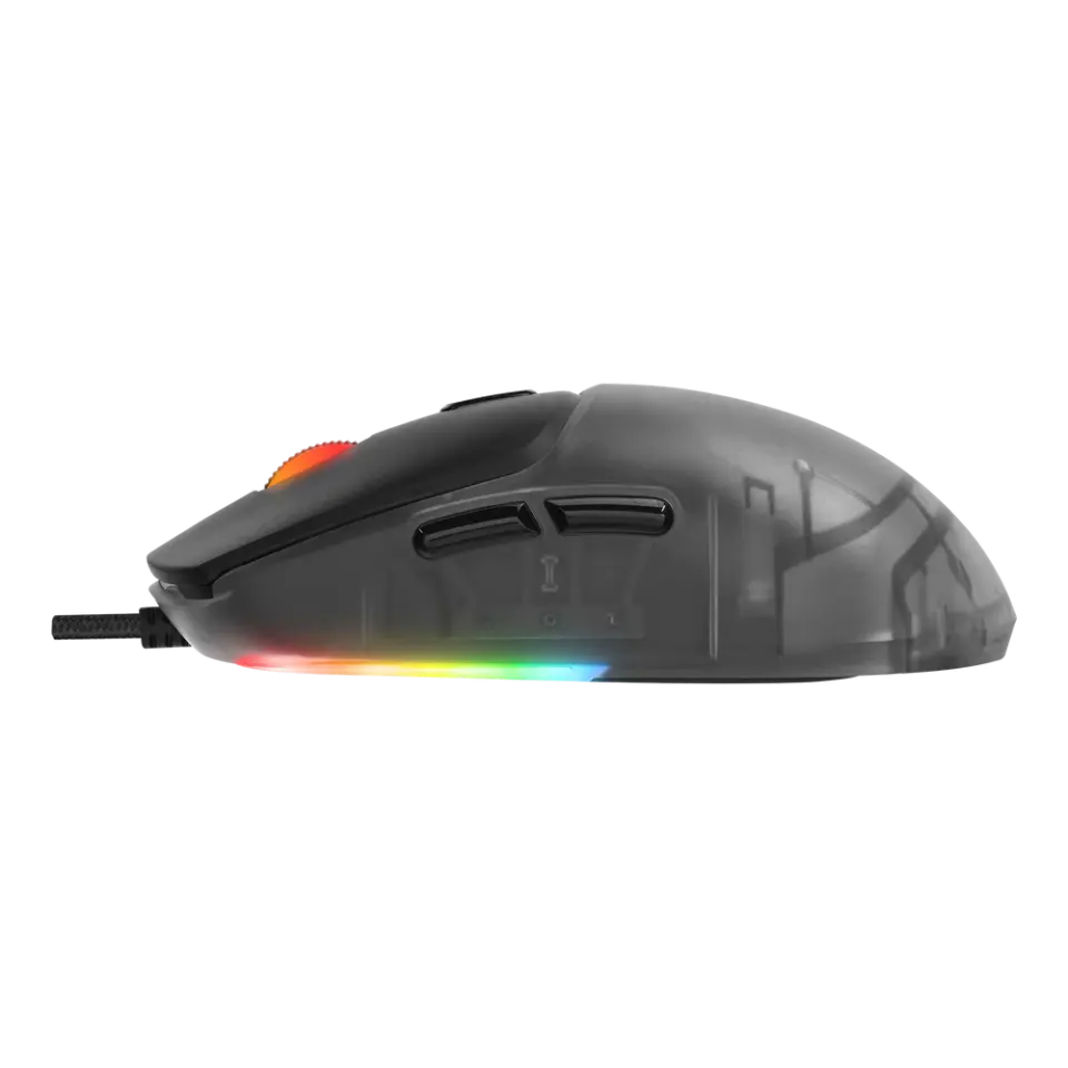 Rampage Hyalo M1 RGB Gaming Oyuncu Mouse - Siyah
