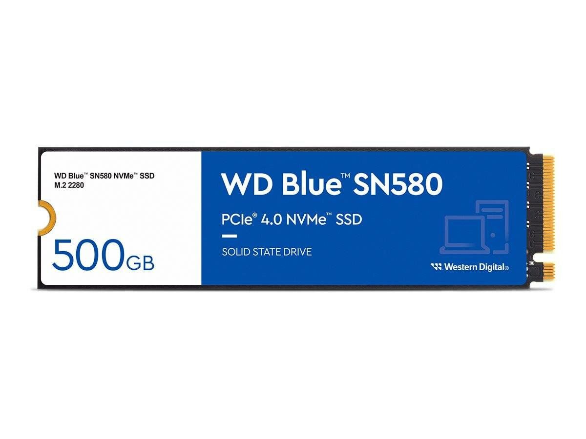 Western Digital Blue SN580 PCI-Express 4.0 500 GB M.2 SSD Disk - WDS500G3B0E