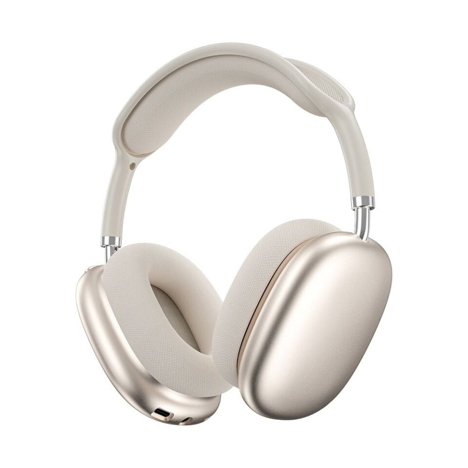 Wiwu Airbuds Max Kulak Üstü Bluetooth Kulaklık - Gold