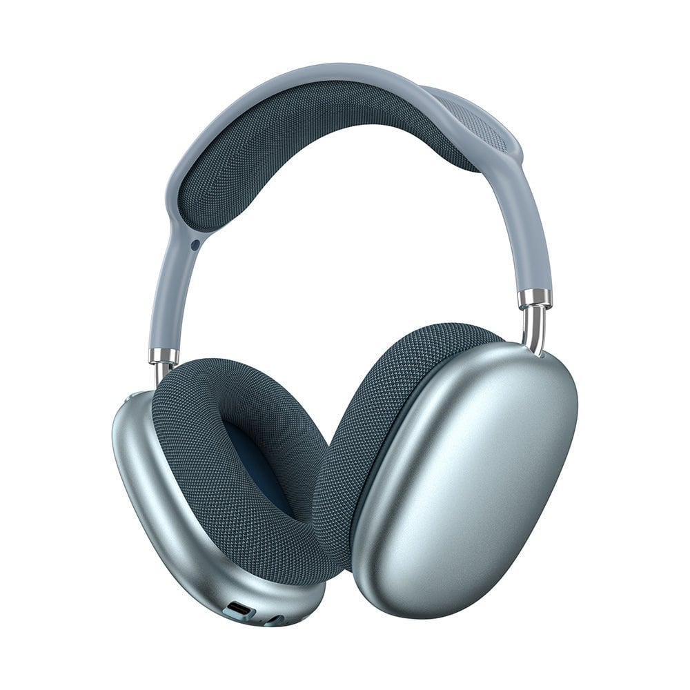 Wiwu Airbuds Max Kulak Üstü Bluetooth Kulaklık - Mavi