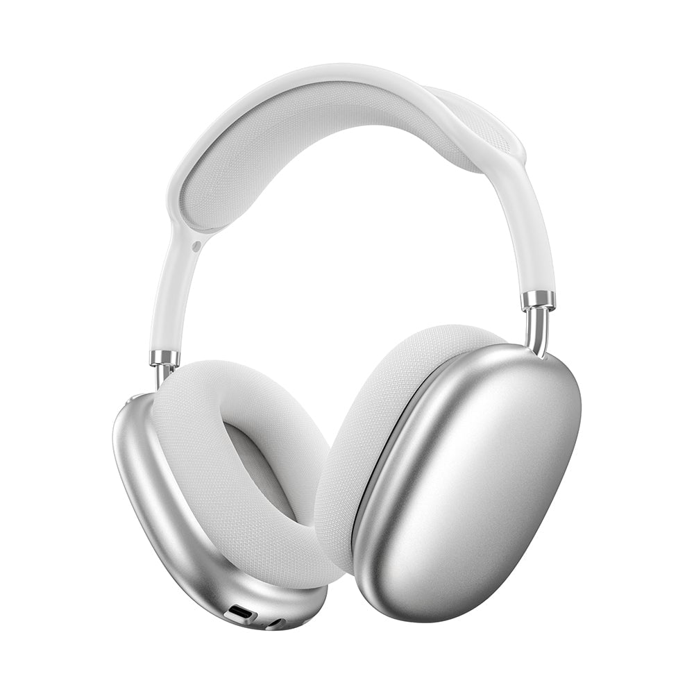 Wiwu Airbuds Max Kulak Üstü Bluetooth Kulaklık - Silver
