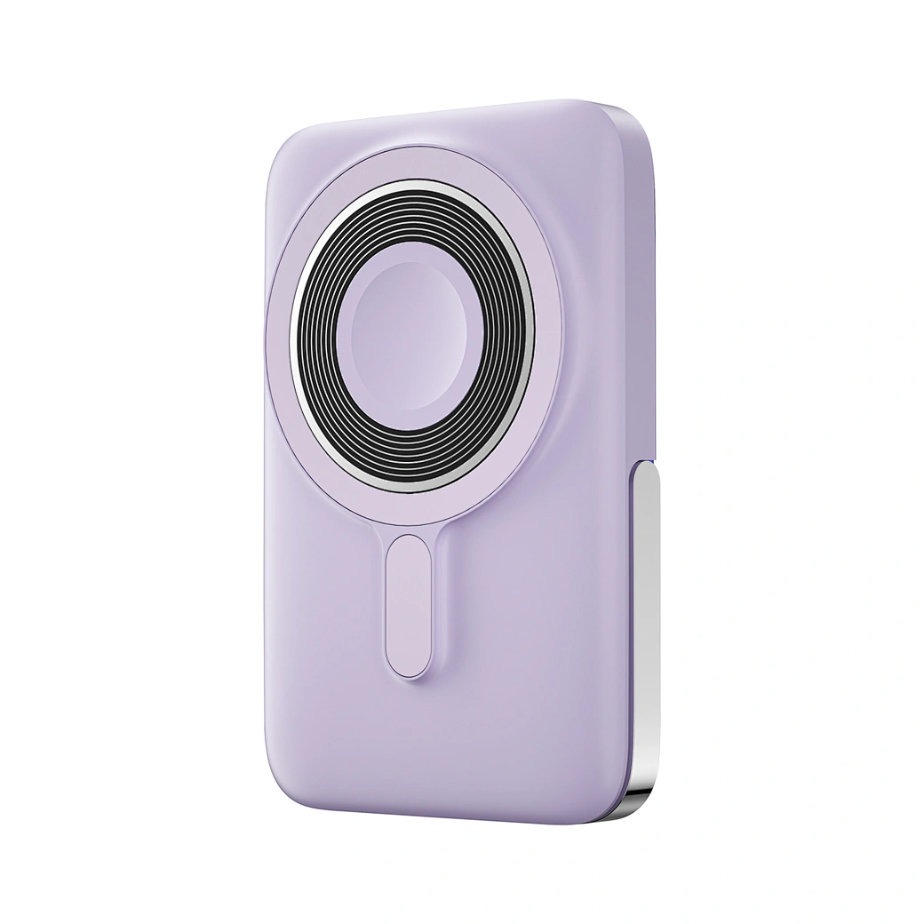 Wiwu Elite 10000mAh Led Ekranlı Magsafe Powerbank - Purple