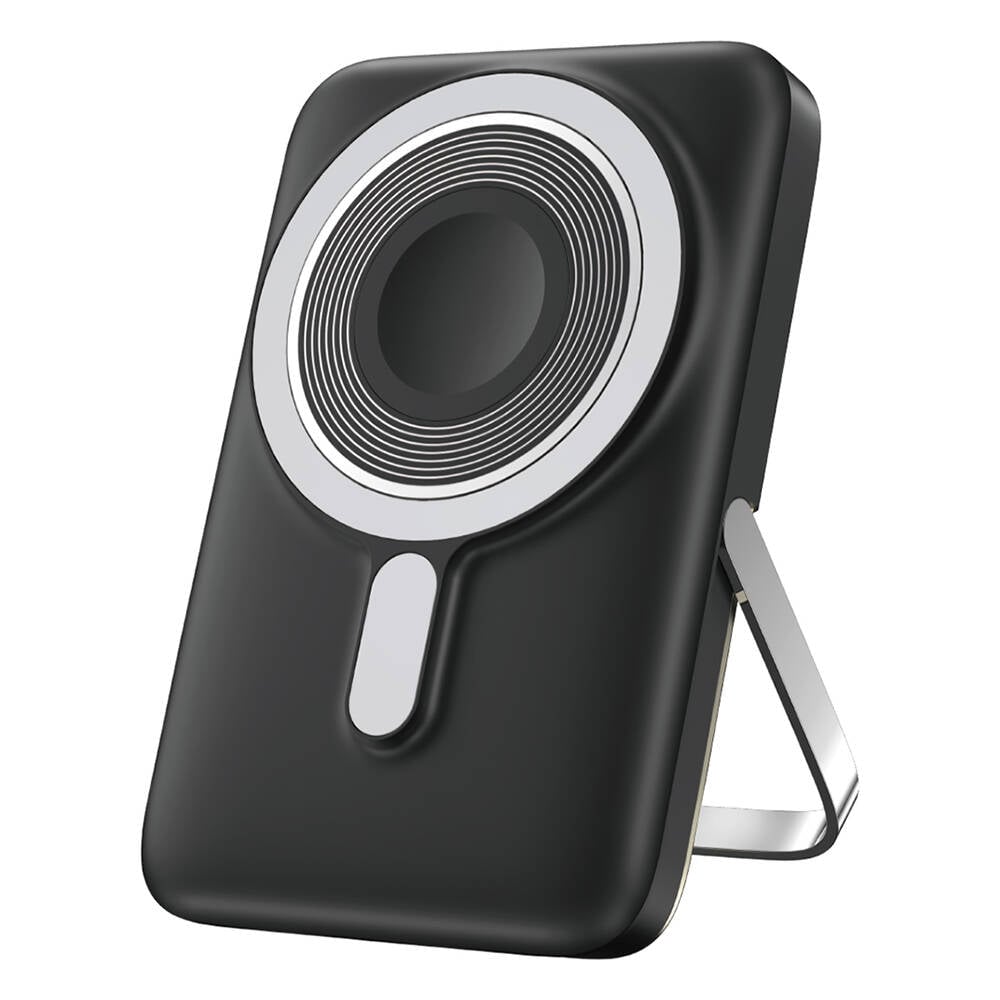 Wiwu Elite 10000mAh Led Ekranlı Magsafe Powerbank - Black