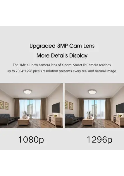 Xiaomi Mi Home Security 2K Pro 360 Derece IP Wi-Fi Güvenlik Kamerası