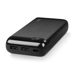 Ttec PowerSlim 20000 mAh Powerbank Black - 2BB184S