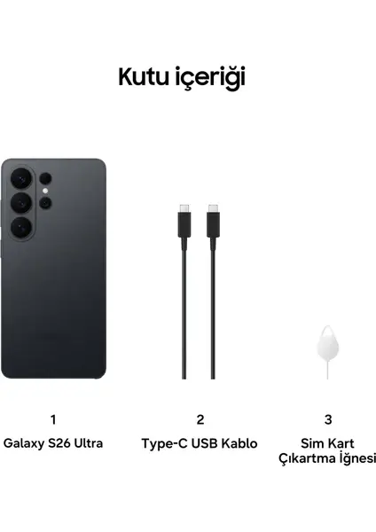 Samsung Galaxy S26 Ultra 12/256GB - Black